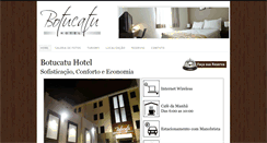 Desktop Screenshot of botucatuhotel.com.br