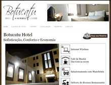 Tablet Screenshot of botucatuhotel.com.br